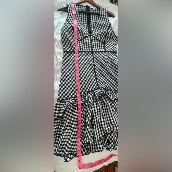 TOME Collective Gingham Ruffle Hem Dress - Picture 15 of 16